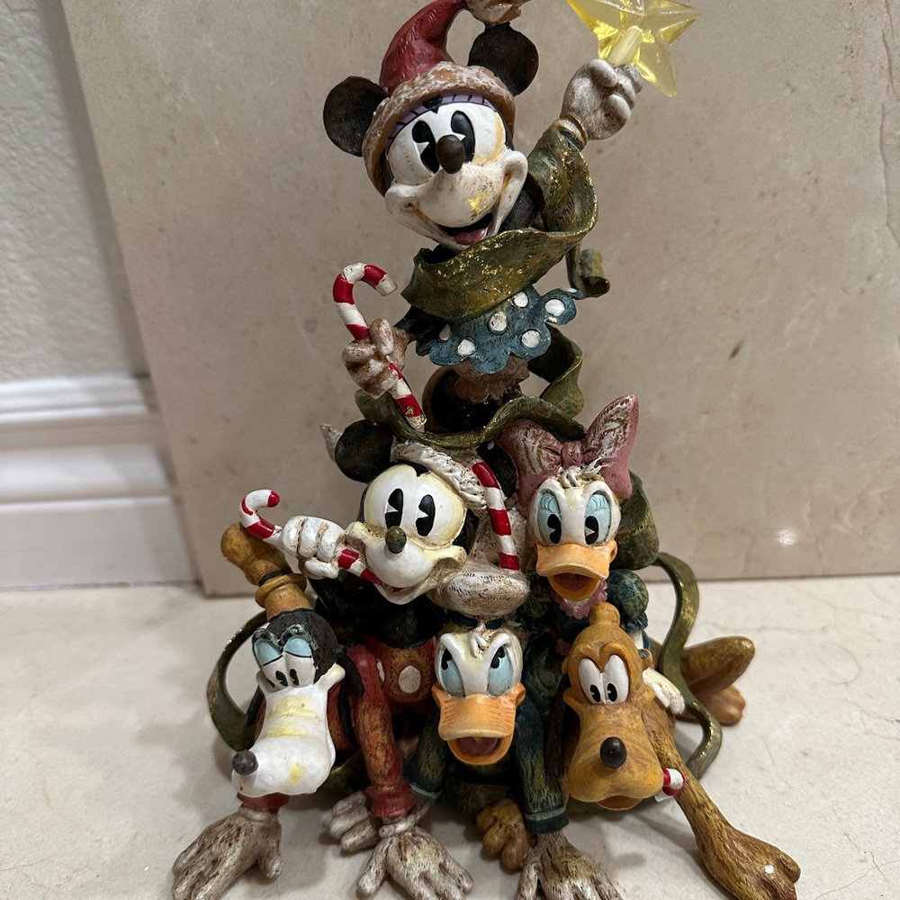 Disney Lighted Woodland Character Christmas Tree
